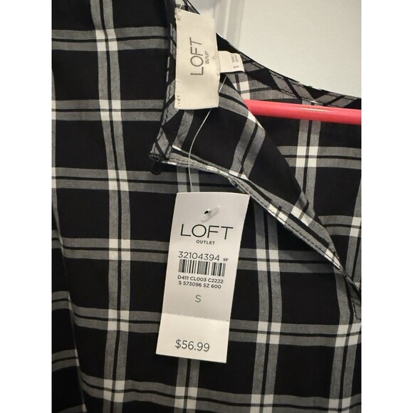 Loft Outlet Women’s Plaid Shirt Small 32104394 - Picture 2 of 6